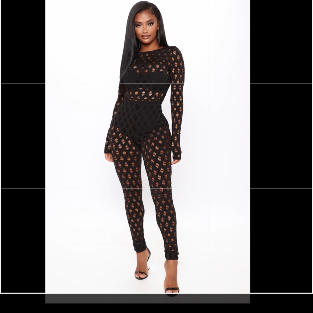 Long Sleeve Black Jumpsuit